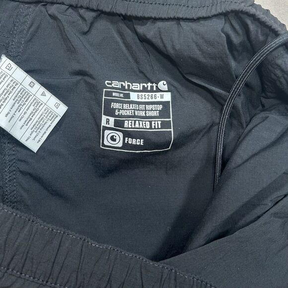 Carhartt Force Relaxed Fit Ripstop 5-Pocket Work Shorts Women's Size X-Large - Picture 3 of 9